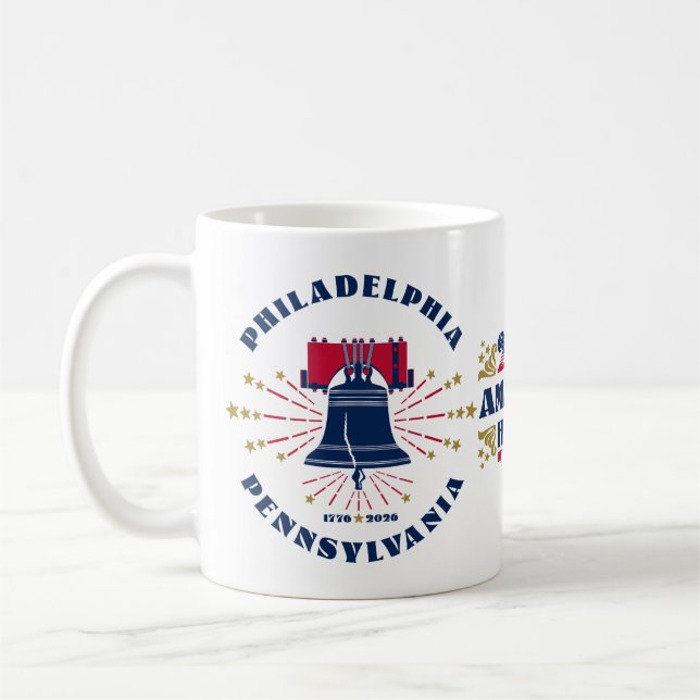 Liberty Bell America's 250th Anniversary Mug (Gauche)