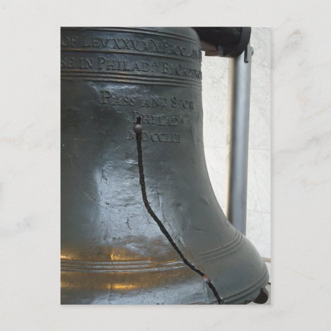 Liberty Bell Carte Postale Philadelphia Souvenir (Devant)