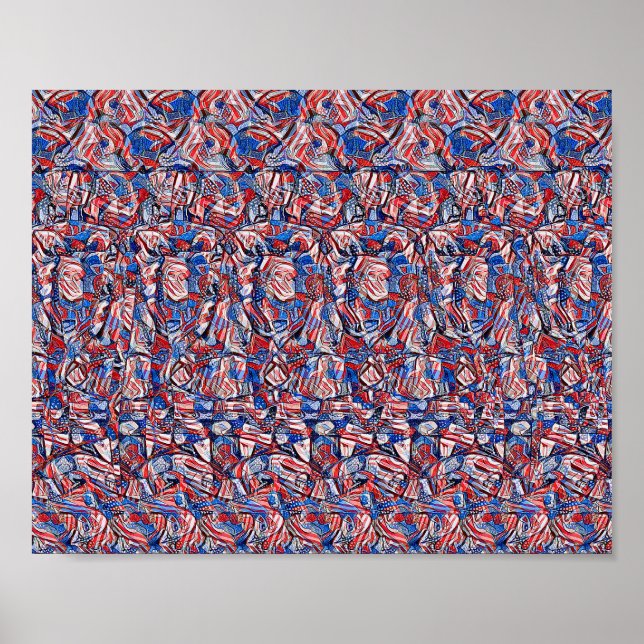 Liberty Bell - Hidden 3D print Poster (Vorne)