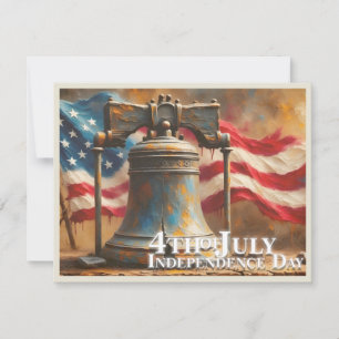 Liberty Bell Kunst für die Feier zum 4. Juli