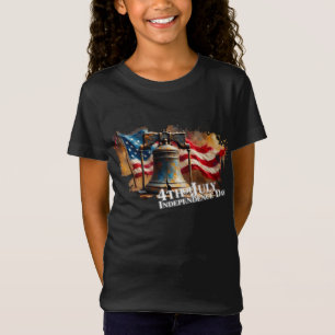 Liberty Bell Kunst für die Feier zum 4. Juli T-Shirt