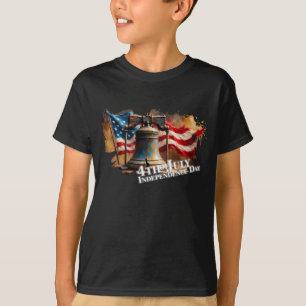 Liberty Bell Kunst für die Feier zum 4. Juli T-Shirt