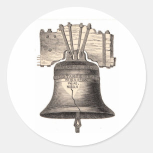 Liberty Bell Runder Aufkleber
