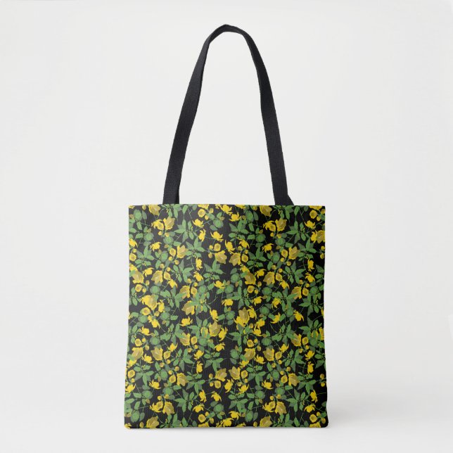 Liberty Big Gelb, schwarzer Hintergrund 2 Tasche (Vorderseite)