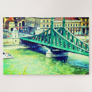 Liberty-Brücke - Budapest - Malerei Puzzle