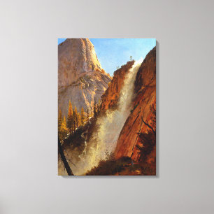 Liberty Cap Yosemite Park Wasserfall 1873 Leinwanddruck