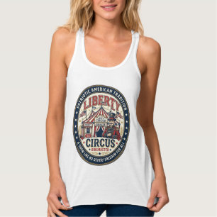 Liberty Circus Patriotischer Patriotischer Zirkus Tank Top