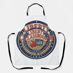 Liberty Classroom Patriotischer Patriotischer Lehr Schürze
