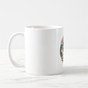 Liberty Clown Patriotischer Patriotischer Clowncor Kaffeetasse