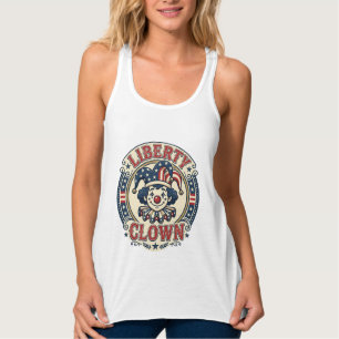 Liberty Clown Patriotischer Patriotischer Clowncor Tank Top