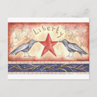 Liberty Crows Postkarte