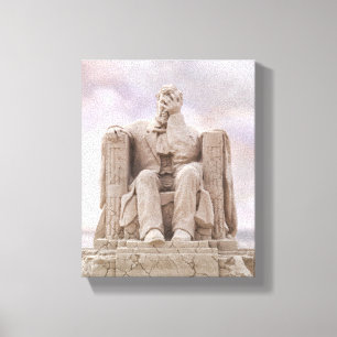 Liberty Crumbling, Facepalming Lincoln Leinwand