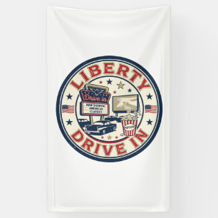 Liberty Drive In Patriotisch Patriotisch Drive In Banner