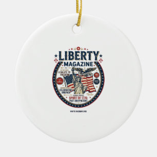 Liberty Eis Am Stiel Patriotisch Patriotisches Eis Keramik Ornament