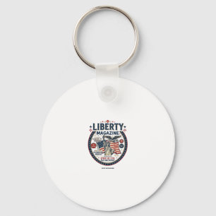 Liberty Eis am Stiel Patriotisch Patriotisches Eis Schlüsselanhänger