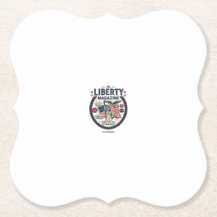Liberty Eis Am Stiel Patriotisch Patriotisches Eis Untersetzer