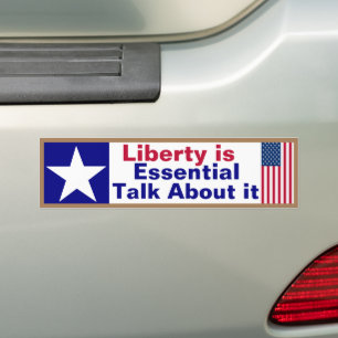 Liberty est essentiel parler de lui Sticker pare-c