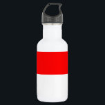 Liberty Flasche mit Flagge Indonesiens Edelstahlflasche<br><div class="desc">Zeigen Sie Ihren indonesischen Stolz mit der Liberty-Flasche mit der Flagge Indonesiens! Diese dauerhafte und stilvolle Wasserflasche ist dazu gedacht, Indonesiens reichhaltiges Erbe zu feiern. Das auffallende rot-weiße Design der indonesischen Fahne wird prominent dargestellt, was diese Flasche zu einem einzigartigen und sinnvollen Weg macht, Ihre Bewunderung für Indonesien auszudrücken, während...</div>