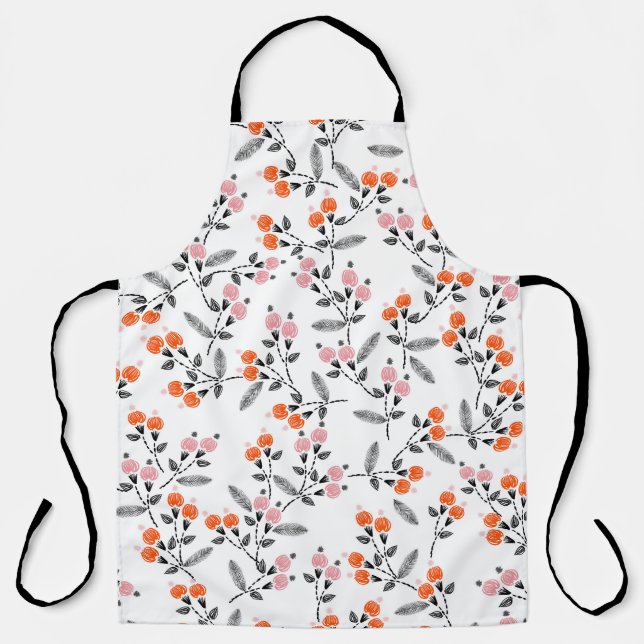 Liberty Florals: Handstickerei Schürze (Vorderseite)