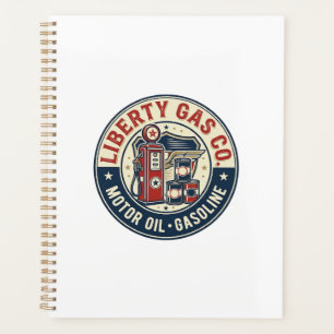 Liberty Gas Co Patriotisches Patriotisches Tankste Planer