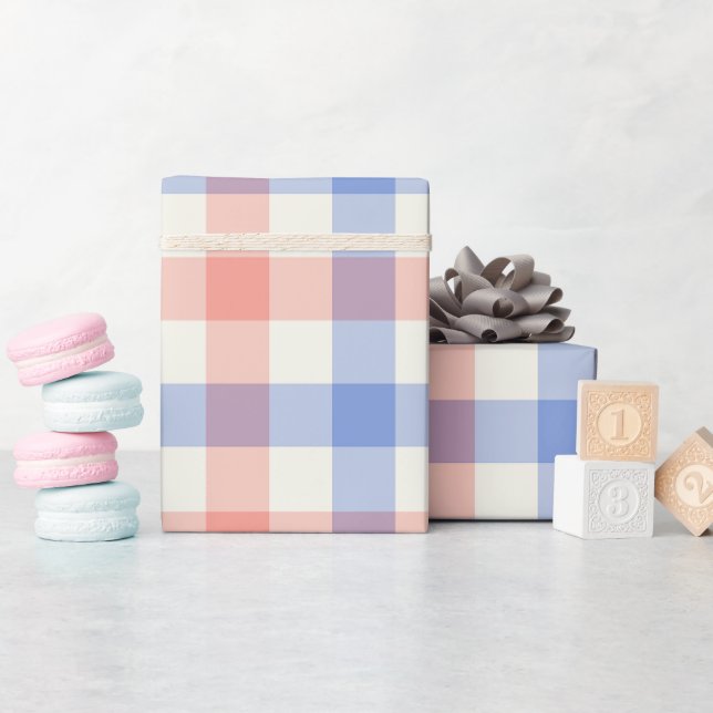 Liberty Gingham - Wrapping Paper Geschenkpapier (Babyparty)
