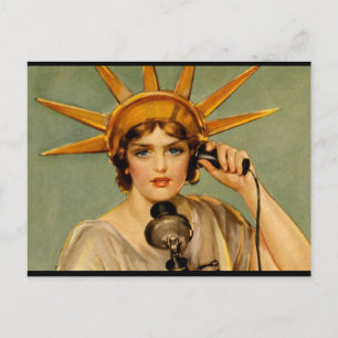 Liberty Girl - "Call Me" Postkarte