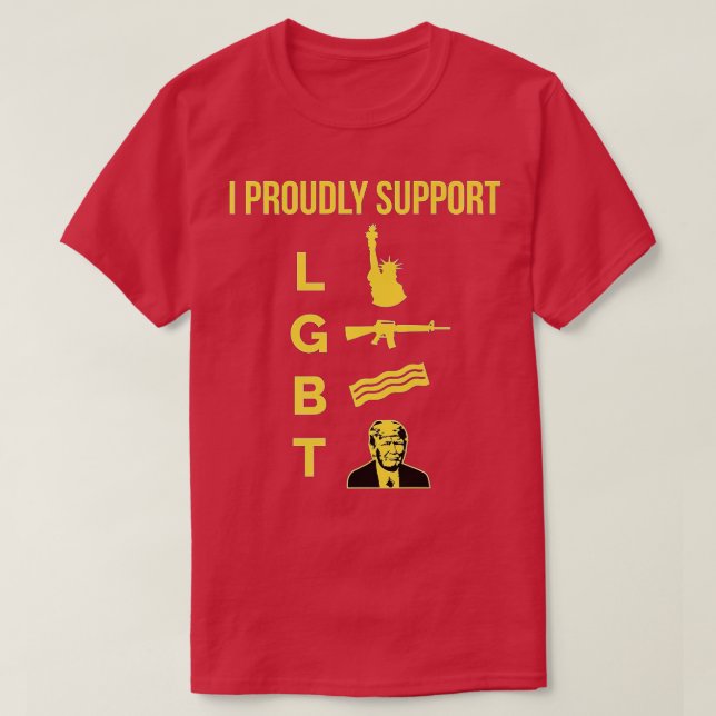 Liberty Guns Beer rump Funny Parody LGB Geschenke  T-Shirt (Design vorne)