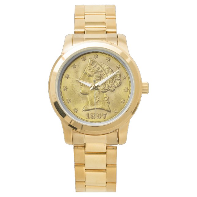 Liberty Head Gold Armbanduhr (Vorderseite)
