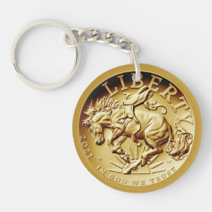 Liberty Horse Coin Schlüsselanhänger