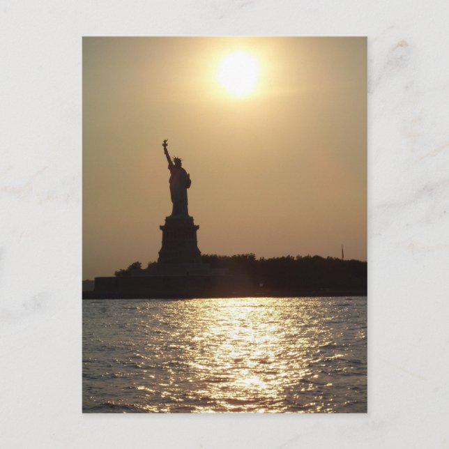 Liberty Island Postcard Postkarte (Vorderseite)
