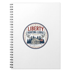 Liberty Jagd Lodge Patriotisch Patriotisch Jagd Notizblock