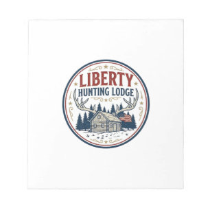 Liberty Jagd Lodge Patriotisch Patriotisch Jagd  Notizblock