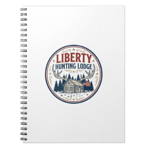 Liberty Jagd Lodge Patriotisch Patriotisch Jagd Notizblock