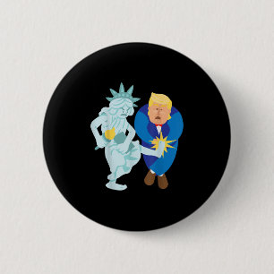 Liberty Kicks Trump 2020 Wahl Anti Donald Demo Button