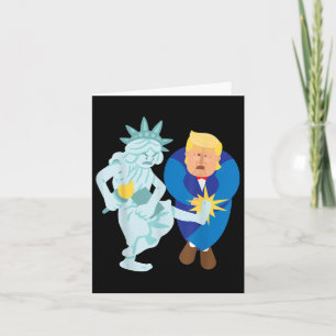 Liberty Kicks Trump 2020 Wahl Anti Donald Karte