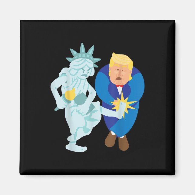 Liberty Kicks Trump 2020 Wahl Anti Donald Magnet (Vorne)