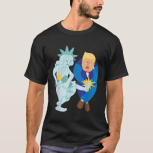 Liberty Kicks Trump 2020 Wahl Anti Donald T-Shirt