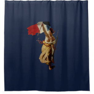 Liberty Leading the People Eugène Delacroix Duschvorhang