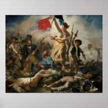 Liberty Leading the People par Delacroix - Poster
