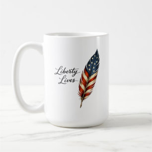 Liberty lebt Feder Kaffeetasse