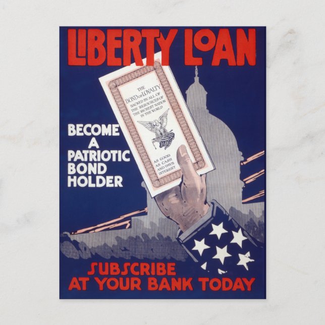 Liberty Loan Postkarte (Vorderseite)