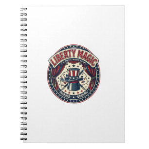 Liberty Magic Patriotisches Patriotisches Magie-Sh Notizblock