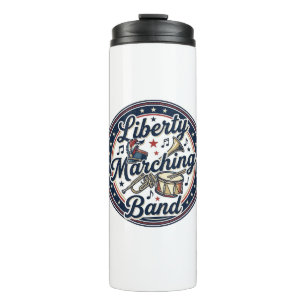 Liberty Marching Band Patriotischer Patriotischer  Thermosbecher
