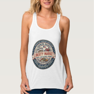 Liberty Market Patriotischer Patriotischer Bauernm Tank Top