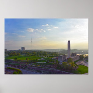 Liberty Memorial, Kansas City, Missouri, Abend Poster