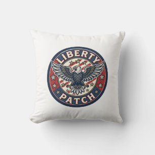 Liberty Patch Patriotischer Stickerei-Patch Kissen