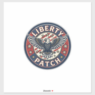 Liberty Patch Patriotischer Stickpatch Aufkleber