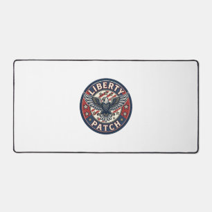 Liberty Patch Patriotisches Patch Stickerei Schreibtischunterlage