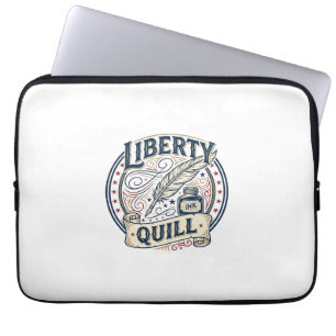 Liberty Quill Patriotischer Patriotischer Quill Ti Laptopschutzhülle