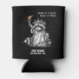 Liberty Raccoon 250 Years San Francisco Pride Dosenkühler
